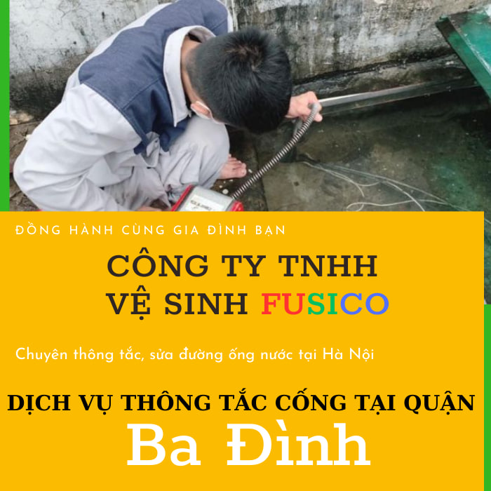 thông bồn rửa bát ba đình