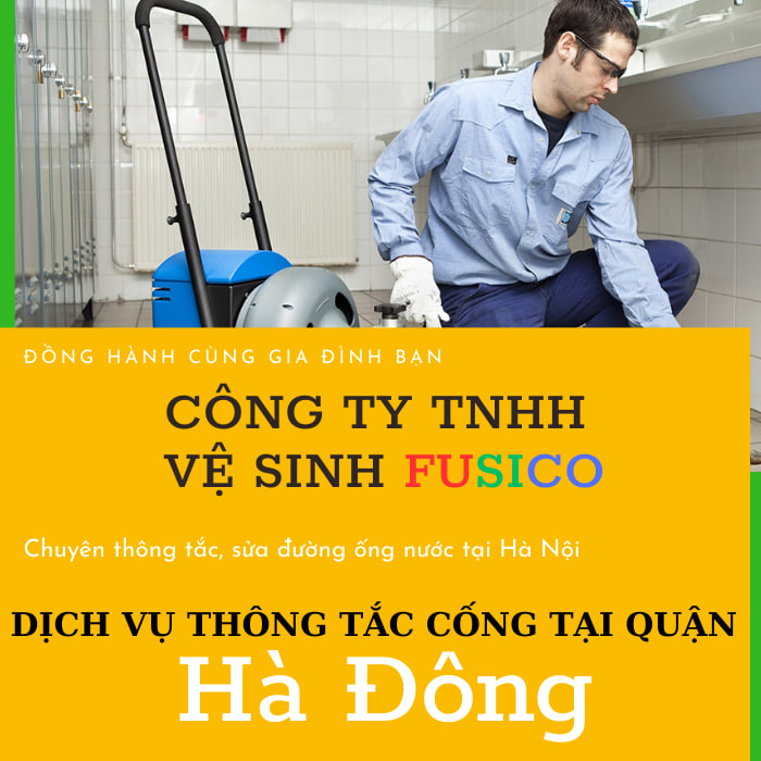 thông bồn rửa bát hà đông